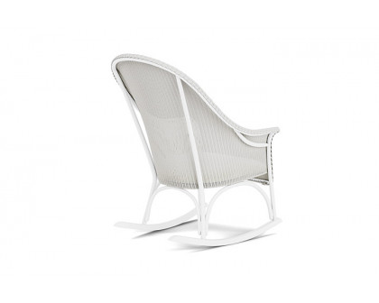 Lloyd Flanders™ All Seasons High Back Porch Rocker with Padded Seat - Matte White