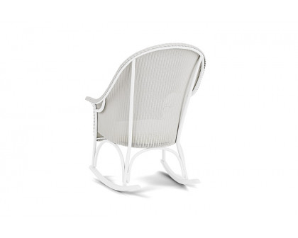 Lloyd Flanders™ All Seasons High Back Porch Rocker with Padded Seat - Matte White