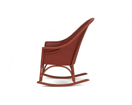 Lloyd Flanders™ All Seasons High Back Porch Rocker with Padded Seat - Terracotta