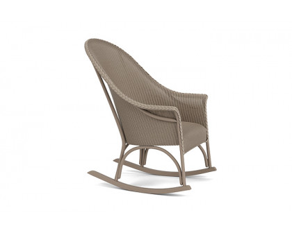 Lloyd Flanders™ All Seasons High Back Porch Rocker with Padded Seat - French Beige