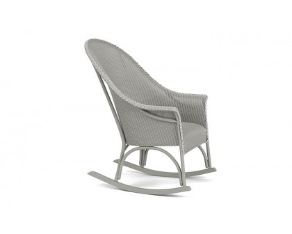 Lloyd Flanders™ All Seasons High Back Porch Rocker with Padded Seat - Platinum