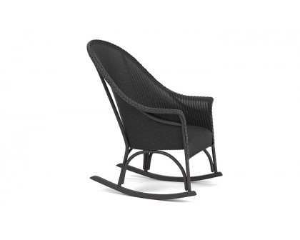 Lloyd Flanders™ All Seasons High Back Porch Rocker with Padded Seat - Charcoal