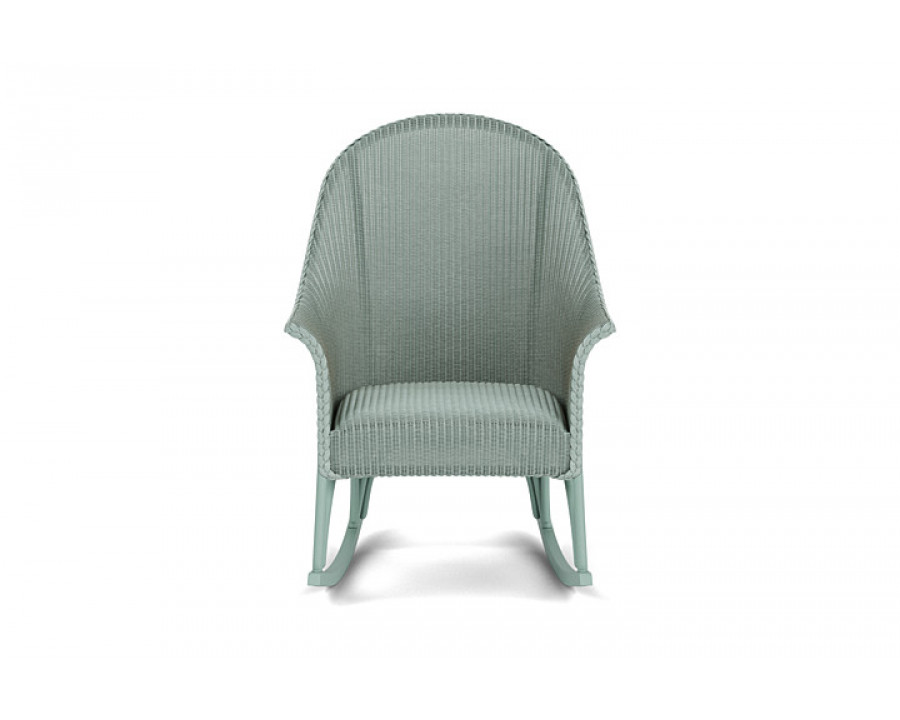 Lloyd Flanders™ All Seasons High Back Porch Rocker with Padded Seat - Sea Glass