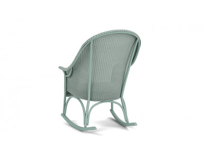 Lloyd Flanders™ All Seasons High Back Porch Rocker with Padded Seat - Sea Glass