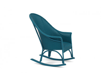 Lloyd Flanders™ All Seasons High Back Porch Rocker with Padded Seat - Peacock