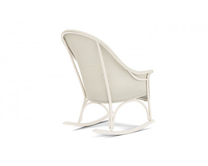 Lloyd Flanders™ All Seasons High Back Porch Rocker with Padded Seat - Ivory