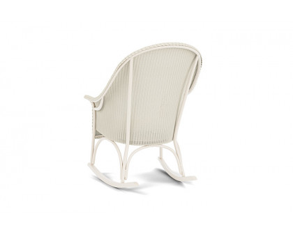 Lloyd Flanders™ All Seasons High Back Porch Rocker with Padded Seat - Ivory