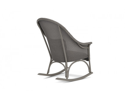 Lloyd Flanders™ All Seasons High Back Porch Rocker with Padded Seat - Pewter