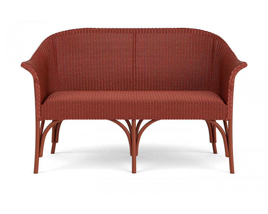 Lloyd Flanders™ All Seasons Settee with Padded Seat - Terracotta