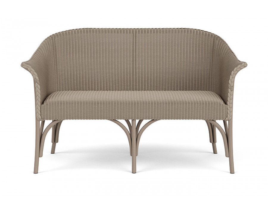 Lloyd Flanders™ All Seasons Settee with Padded Seat - French Beige