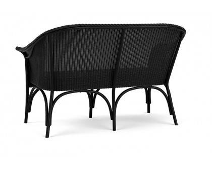 Lloyd Flanders™ All Seasons Settee with Padded Seat - Ebony