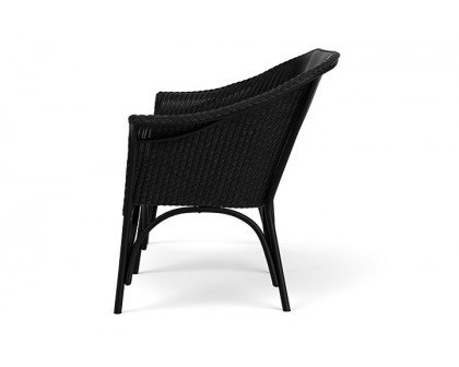 Lloyd Flanders™ All Seasons Settee with Padded Seat - Ebony