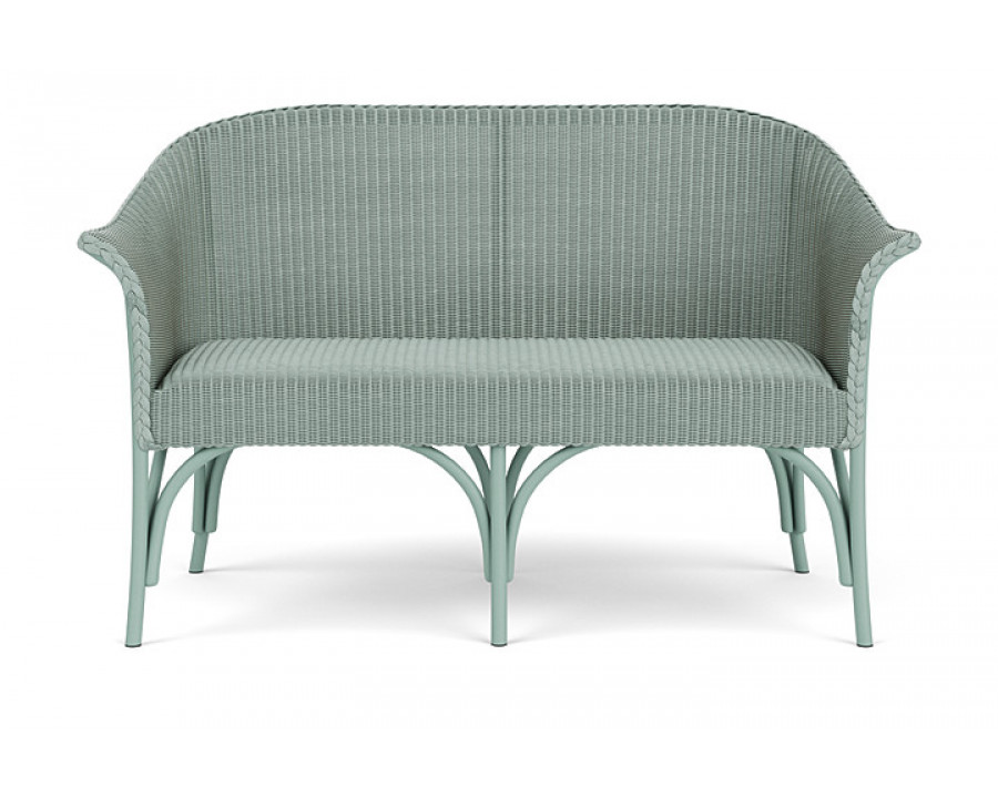 Lloyd Flanders™ All Seasons Settee with Padded Seat - Sea Glass