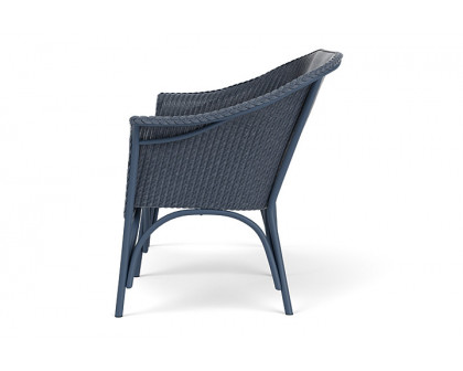 Lloyd Flanders™ All Seasons Settee with Padded Seat - Denim Blue