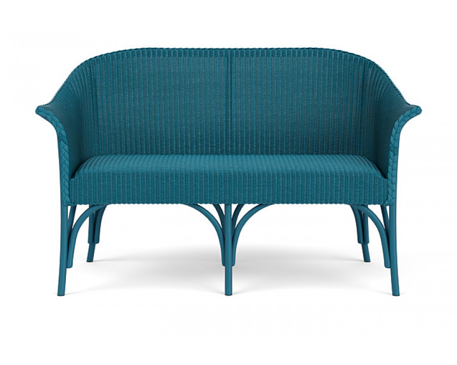 Lloyd Flanders™ All Seasons Settee with Padded Seat - Peacock