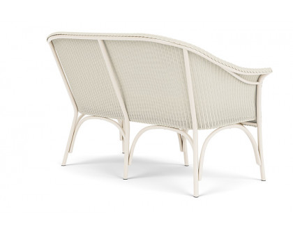 Lloyd Flanders™ All Seasons Settee with Padded Seat - Ivory