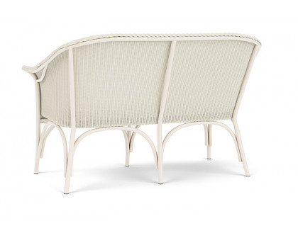 Lloyd Flanders™ All Seasons Settee with Padded Seat - Ivory