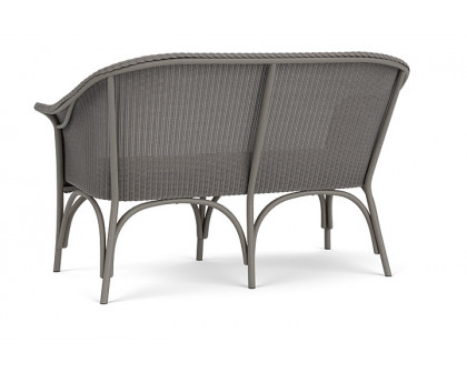 Lloyd Flanders™ All Seasons Settee with Padded Seat - Pewter