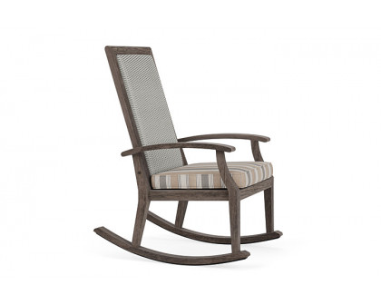 Lloyd Flanders™ Frontier High Back Porch Rocker - Platinum