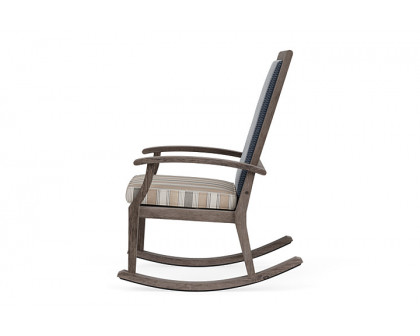 Lloyd Flanders™ Frontier High Back Porch Rocker - Denim Blue