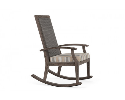 Lloyd Flanders™ Frontier High Back Porch Rocker - Pewter