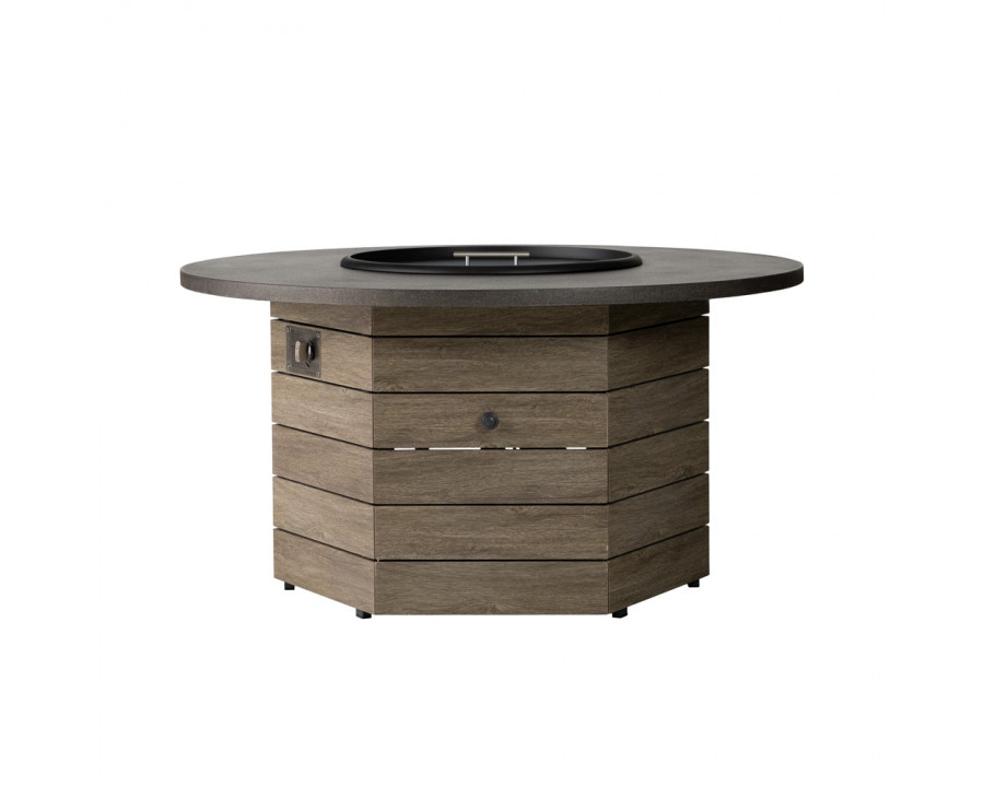 Lloyd Flanders - Frontier 48" Hexagonal Fire Table