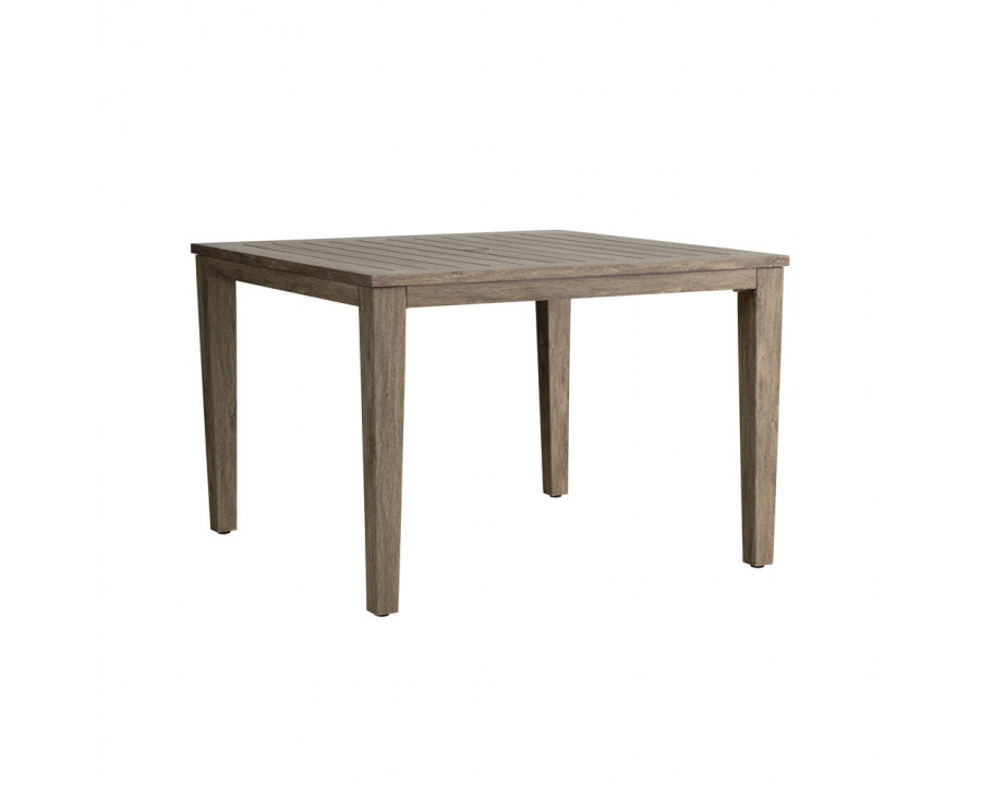 Lloyd Flanders - Frontier 44" Square Umbrella Dining Table