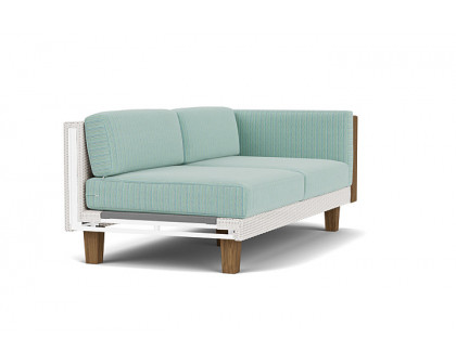 Lloyd Flanders™ Catalina Left Arm Loveseat - White