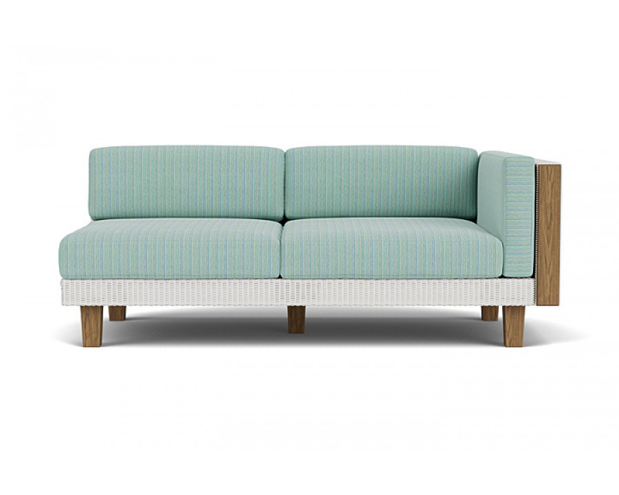 Lloyd Flanders™ Catalina Left Arm Loveseat - Matte White