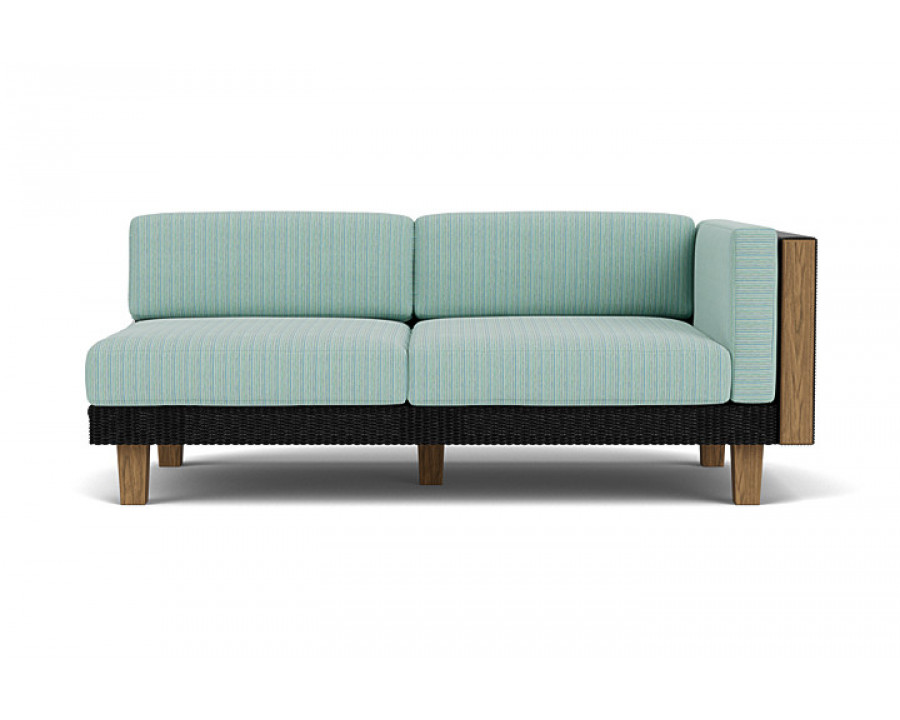 Lloyd Flanders™ Catalina Left Arm Loveseat - Ebony