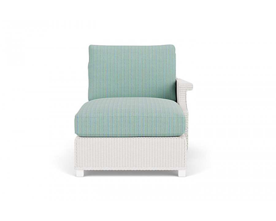 Lloyd Flanders™ Hamptons Left Arm Chaise - White