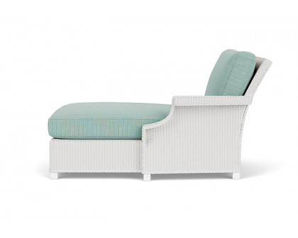 Lloyd Flanders™ Hamptons Left Arm Chaise - Matte White