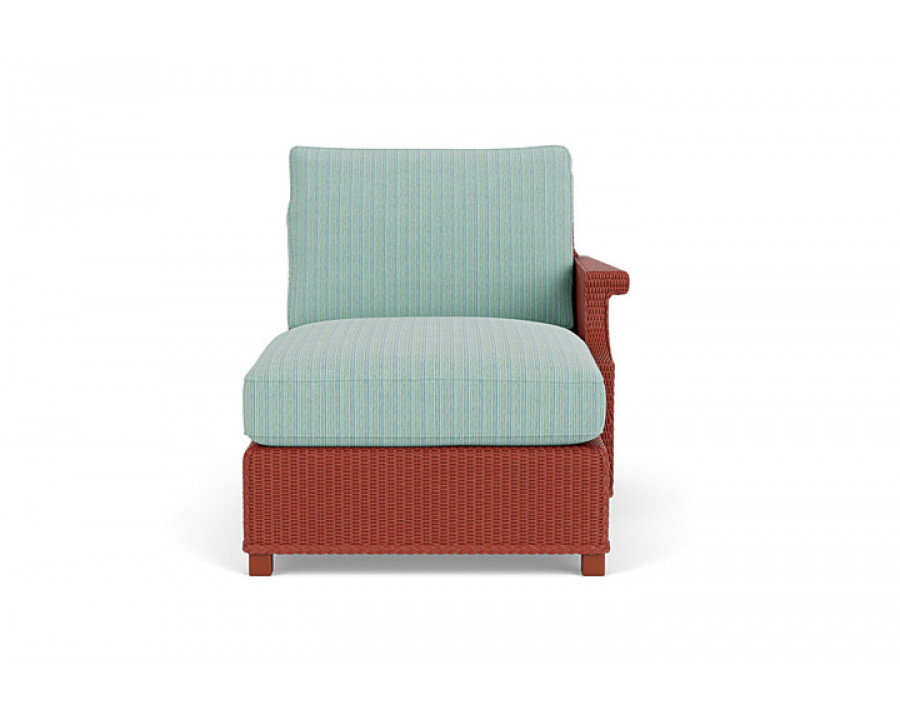 Lloyd Flanders™ Hamptons Left Arm Chaise - Terracotta