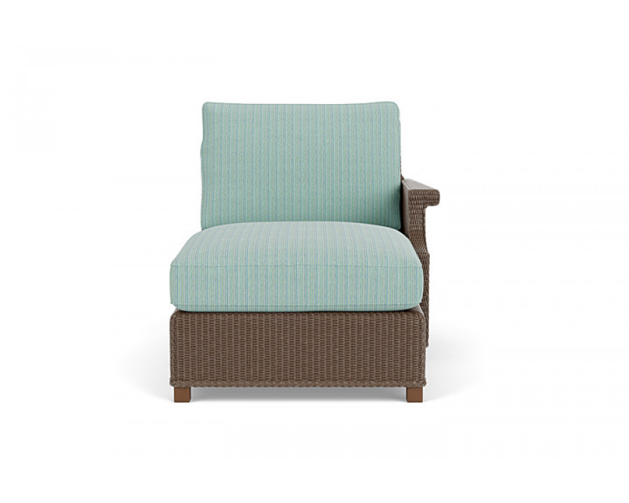 Lloyd Flanders™ Hamptons Left Arm Chaise - Bark