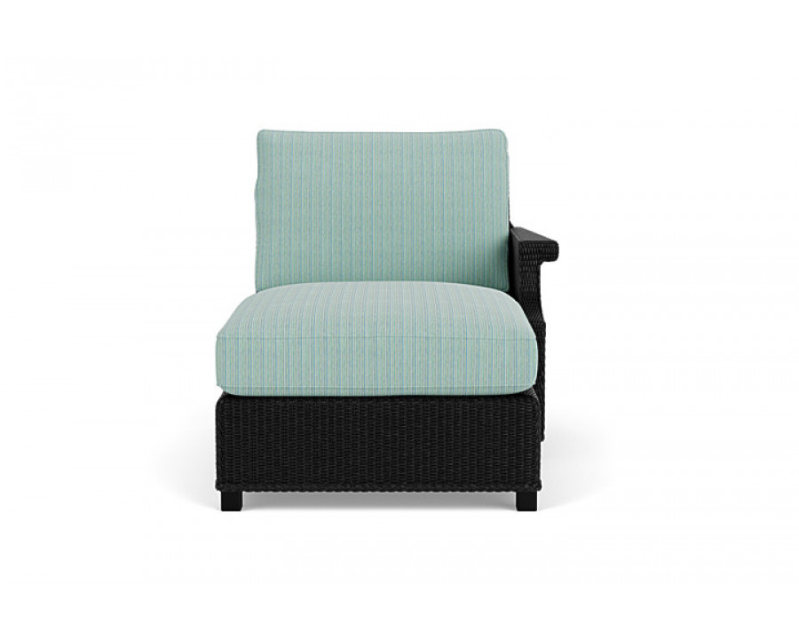 Lloyd Flanders™ Hamptons Left Arm Chaise - Ebony