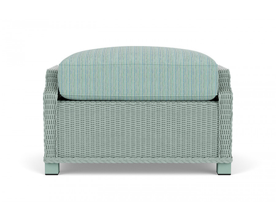 Lloyd Flanders™ Hamptons Ottoman - Sea Glass