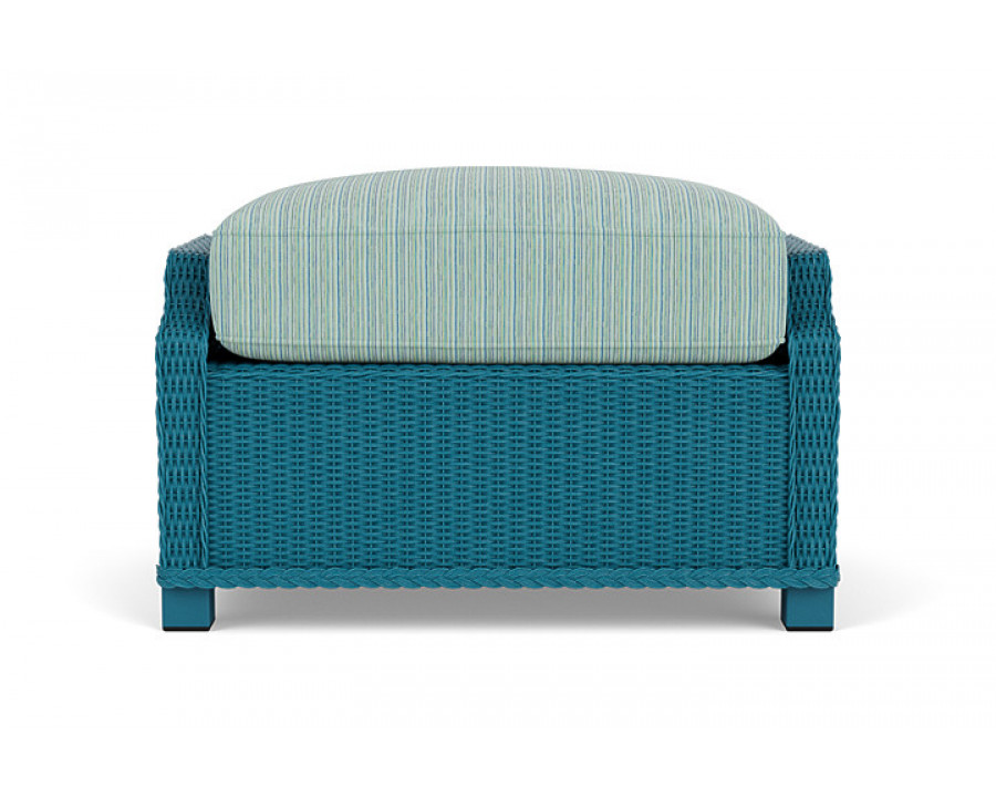 Lloyd Flanders™ Hamptons Ottoman - Peacock