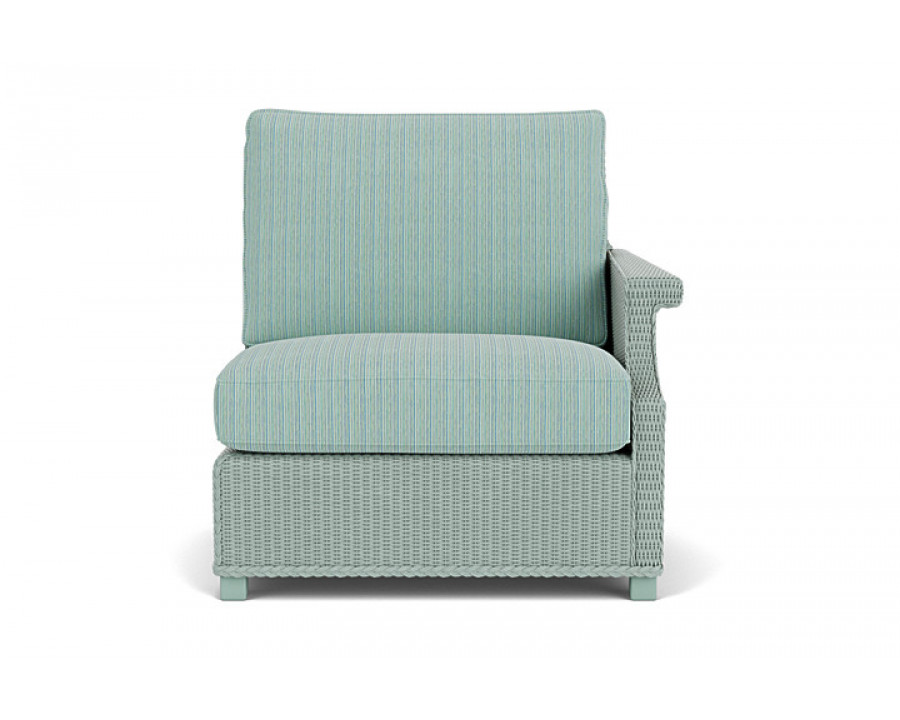 Lloyd Flanders™ Hamptons Left Arm Sectional - Sea Glass