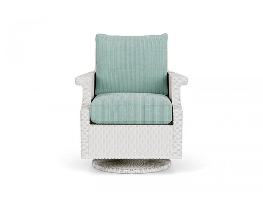 Lloyd Flanders™ Hamptons Swivel Rocker Lounge Chair - Matte White