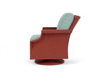 Lloyd Flanders™ Hamptons Swivel Rocker Lounge Chair - Terracotta