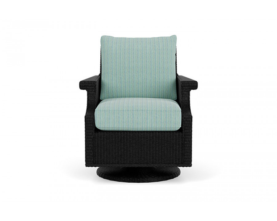 Lloyd Flanders™ Hamptons Swivel Rocker Lounge Chair - Ebony