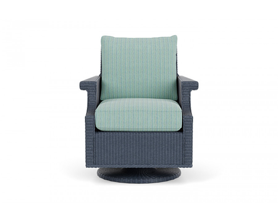 Lloyd Flanders™ Hamptons Swivel Rocker Lounge Chair - Denim Blue