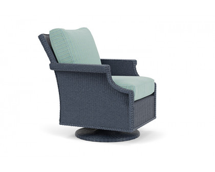 Lloyd Flanders™ Hamptons Swivel Rocker Lounge Chair - Denim Blue