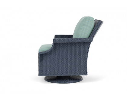 Lloyd Flanders™ Hamptons Swivel Rocker Lounge Chair - Denim Blue