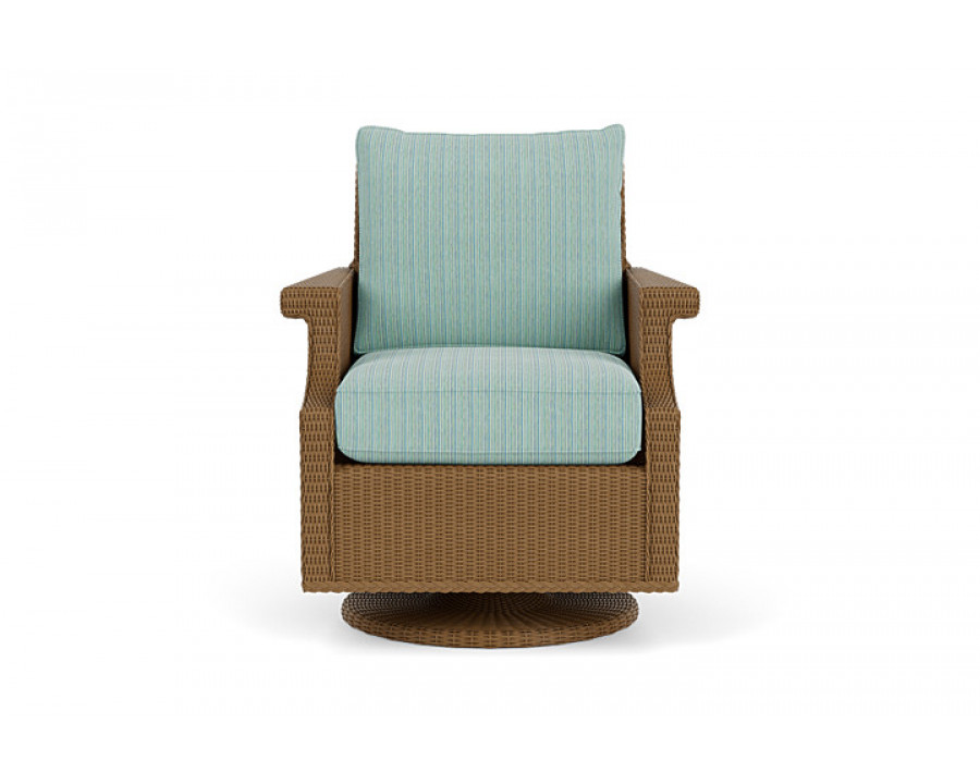 Lloyd Flanders™ Hamptons Swivel Rocker Lounge Chair - Hickory