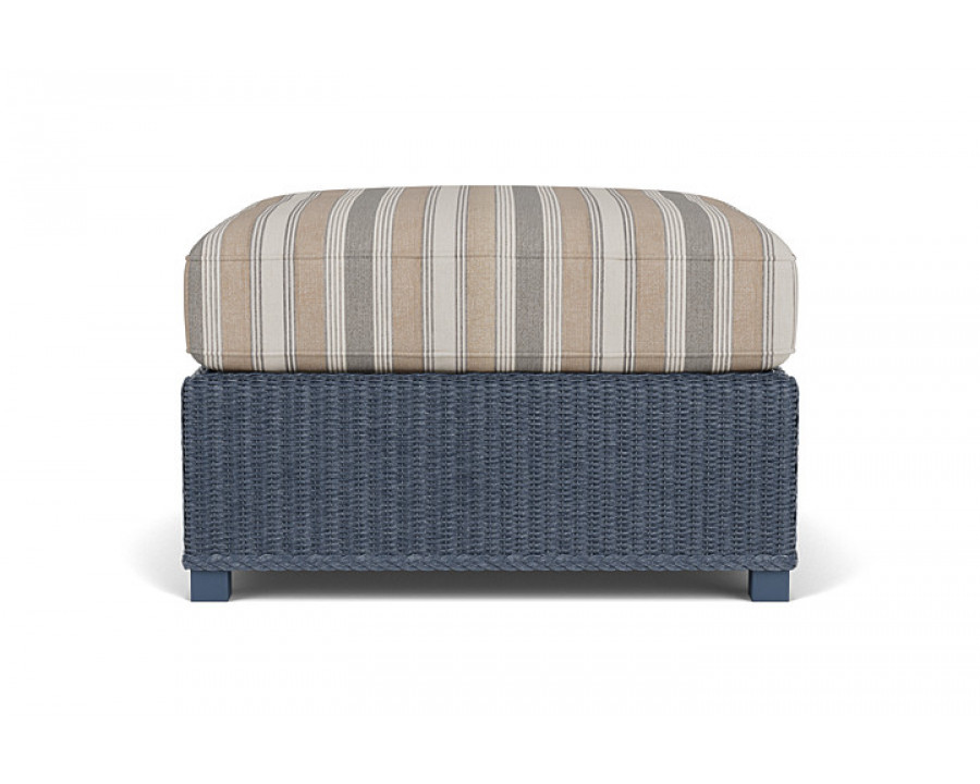 Lloyd Flanders™ Hamptons Large Ottoman - Denim Blue