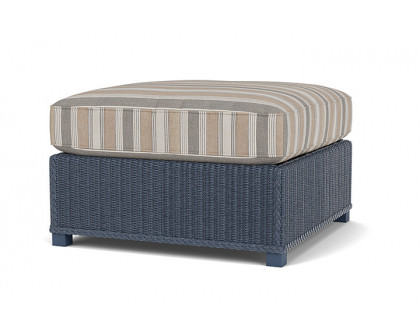 Lloyd Flanders™ Hamptons Large Ottoman - Denim Blue