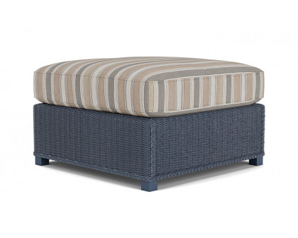 Lloyd Flanders™ Hamptons Large Ottoman - Denim Blue