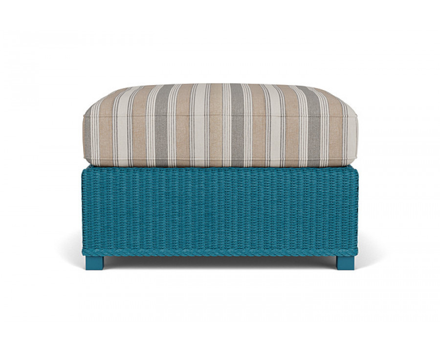 Lloyd Flanders™ Hamptons Large Ottoman - Peacock