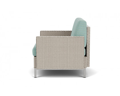 Lloyd Flanders™ Elements Lounge Chair with Stainless Steel Arms and Back - Linen